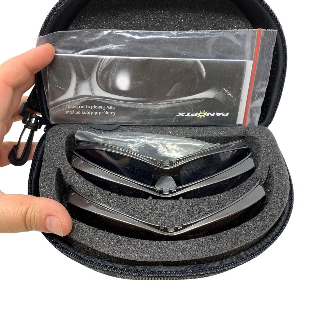 7eye Panoptx Rx Frame Kit 3 Interchangeable Lens Sets Case Manual Black